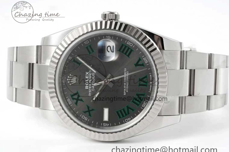 Roman Bracelet Edition Oyster 41 Dial 126334 DateJust Steel Gray Clean on 1:1 VR3235 904L Best 0506